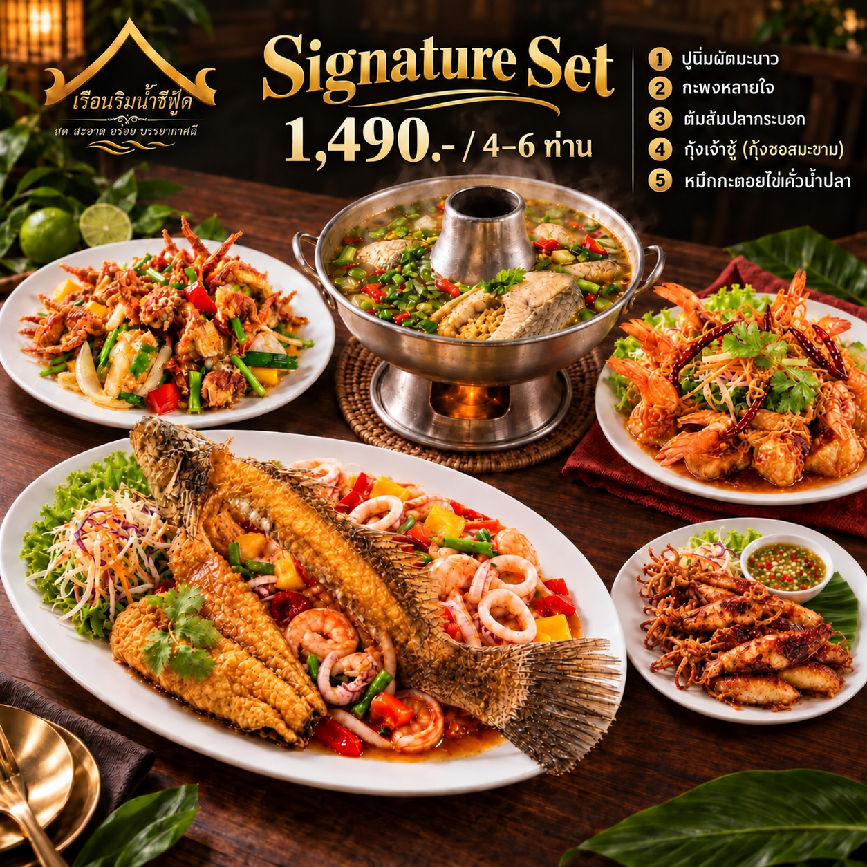 🦀 เซตอาหารสุดคุ้ม